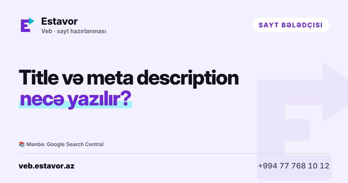 Как написать title и meta description? Заголовок и описание в Google